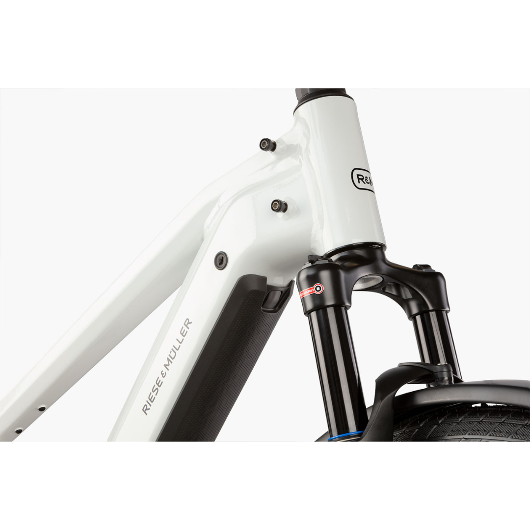 Riese & Muller Charger4 Mixte GT Vario - Ceramic White 49cm In Stock Now!